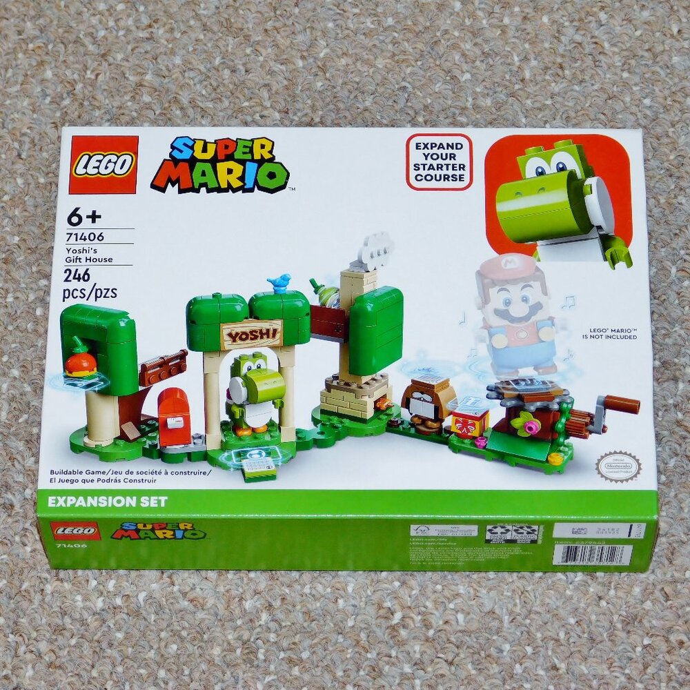 2022 LEGO Super Mario: Yoshi's Gift House Expansion Set MIB Brand New # 71406